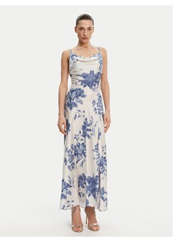 Guess Sukienka wieczorowa W5GT10 WF1T2 Écru Slim Fit ze sklepu MODIVO w kategorii Sukienki - zdjęcie 182747906