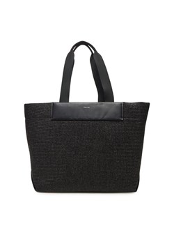 Calvin Klein Torebka Ck Raffia Large Shopper K60K613025 Czarny ze sklepu MODIVO w kategorii Torby Shopper bag - zdjęcie 182748005