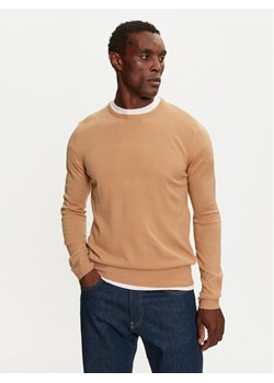 Brave Soul Sweter MK-230PARSEC6 Beżowy Regular Fit ze sklepu MODIVO w kategorii Swetry męskie - zdjęcie 182748109