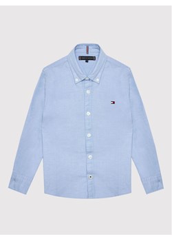 Tommy Hilfiger Koszula Oxford KB0KB06964 M Błękitny Regular Fit ze sklepu MODIVO w kategorii Koszule chłopięce - zdjęcie 182748128