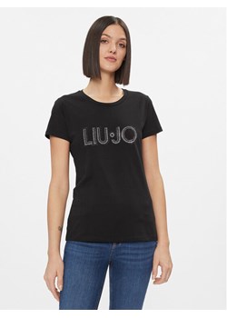Liu Jo T-Shirt WA4051 JS923 Czarny Regular Fit ze sklepu MODIVO w kategorii Bluzki damskie - zdjęcie 182748148