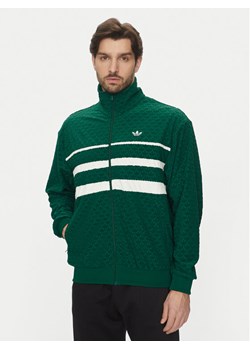 adidas Bluza Monogram JD0696 Zielony Loose Fit ze sklepu MODIVO w kategorii Bluzy męskie - zdjęcie 182748188