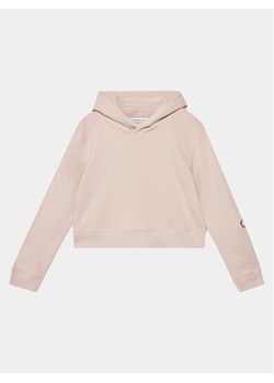 Calvin Klein Jeans Bluza Monogram IG0IG02424 Różowy Relaxed Fit ze sklepu MODIVO w kategorii Bluzy dziewczęce - zdjęcie 182748235