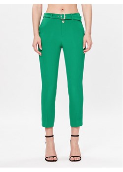 Liu Jo Spodnie materiałowe WA3188 T7896 Zielony Slim Fit ze sklepu MODIVO w kategorii Spodnie damskie - zdjęcie 182748266
