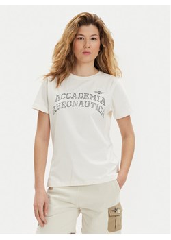 Aeronautica Militare T-Shirt 241TS2203DJ469 Écru Regular Fit ze sklepu MODIVO w kategorii Bluzki damskie - zdjęcie 182748278
