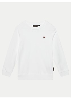 Napapijri Bluza Balis C 1 NP0A4G4L0021 S Biały Regular Fit ze sklepu MODIVO w kategorii Bluzy chłopięce - zdjęcie 182748287