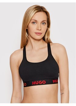 Hugo Biustonosz top Sporty Logo 50469628 Czarny ze sklepu MODIVO w kategorii Biustonosze - zdjęcie 182748318