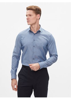 Calvin Klein Koszula K10K112299 Niebieski Slim Fit ze sklepu MODIVO w kategorii Koszule męskie - zdjęcie 182748326