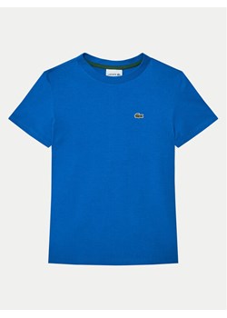 Lacoste T-Shirt TJ1122 Niebieski Regular Fit ze sklepu MODIVO w kategorii T-shirty chłopięce - zdjęcie 182748346