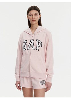 Gap Bluza 727433-05 Różowy Relaxed Fit ze sklepu MODIVO w kategorii Bluzy damskie - zdjęcie 182748546