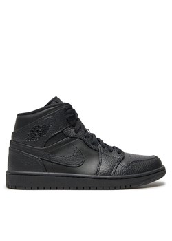 Nike Sneakersy Jordan Air 1 Mid 554724 091 Czarny ze sklepu MODIVO w kategorii Buty sportowe męskie - zdjęcie 182748549