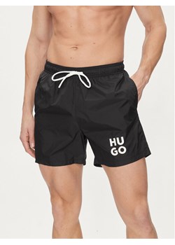 Hugo Szorty kąpielowe Paol 50510190 Czarny Regular Fit ze sklepu MODIVO w kategorii Kąpielówki - zdjęcie 182748576