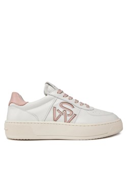 Stuart Weitzman Sneakersy Crtsde Lgo Snr SH305 Biały ze sklepu MODIVO w kategorii Buty sportowe damskie - zdjęcie 182748585