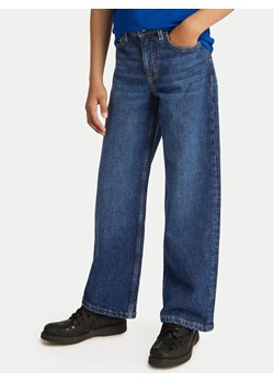 Calvin Klein Jeans Jeansy IG0IG02710 Granatowy Wide Leg ze sklepu MODIVO w kategorii Spodnie dziewczęce - zdjęcie 182748656