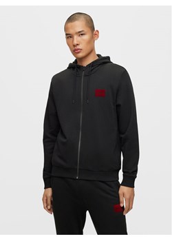 Hugo Bluza Daple_V 50501016 Czarny Regular Fit ze sklepu MODIVO w kategorii Bluzy męskie - zdjęcie 182748735