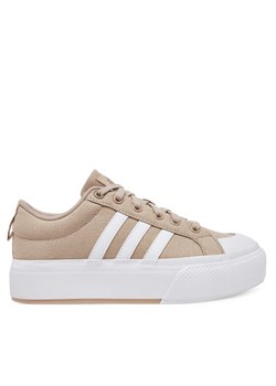 adidas Sneakersy Bravada 2.0 Platform JI1798 Beżowy ze sklepu MODIVO w kategorii Buty sportowe damskie - zdjęcie 182748739