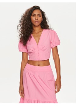Vero Moda Bluzka Charlotte 10303653 Różowy Regular Fit ze sklepu MODIVO w kategorii Bluzki damskie - zdjęcie 182748835