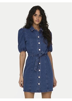 ONLY Sukienka jeansowa Vibbe 15304123 Niebieski Regular Fit ze sklepu MODIVO w kategorii Sukienki - zdjęcie 182748838