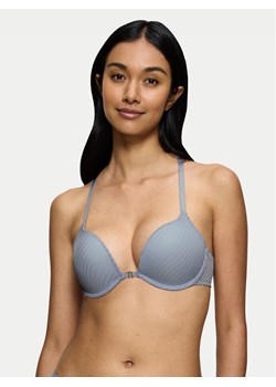 Triumph Biustonosz push-up Harmony Spotlight 10217429 Niebieski ze sklepu MODIVO w kategorii Biustonosze - zdjęcie 182748856