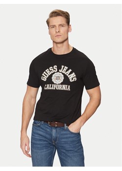 Guess Jeans T-Shirt M5RI80 K8HM0 Czarny Slim Fit ze sklepu MODIVO w kategorii T-shirty męskie - zdjęcie 182748868