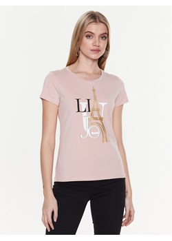 Liu Jo Sport T-Shirt TA3088 JS003 Różowy Regular Fit ze sklepu MODIVO w kategorii Bluzki damskie - zdjęcie 182749227