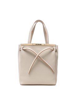 LOVE MOSCHINO Torebka JC4323PP0GKF0103 Beżowy ze sklepu MODIVO w kategorii Torby Shopper bag - zdjęcie 182749276