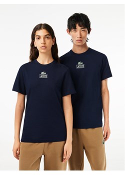Lacoste T-Shirt TH1147 Granatowy Regular Fit ze sklepu MODIVO w kategorii T-shirty męskie - zdjęcie 182749309