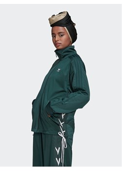 adidas Bluza Always Original Laced HK5073 Zielony Relaxed Fit ze sklepu MODIVO w kategorii Bluzy damskie - zdjęcie 182749515