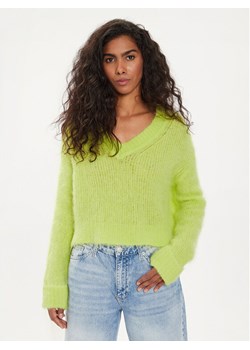 American Vintage Sweter Bymi BYM18AE24 Zielony Regular Fit ze sklepu MODIVO w kategorii Swetry damskie - zdjęcie 182749547