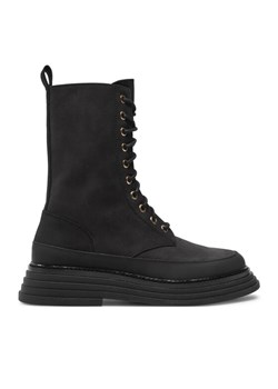 Pollini Botki SA24074G1LTO0000 Czarny ze sklepu MODIVO w kategorii Botki - zdjęcie 182749549