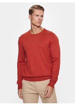 Lindbergh Sweter 30-80043 Pomarańczowy Slim Fit ze sklepu MODIVO w kategorii Swetry męskie - zdjęcie 182749615