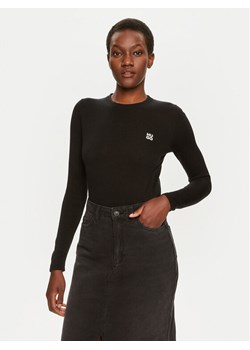 Hugo Sweter Scallia 50514296 Czarny Slim Fit ze sklepu MODIVO w kategorii Swetry damskie - zdjęcie 182749739
