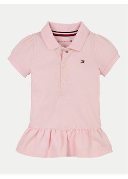 Tommy Hilfiger Sukienka codzienna KN0KN02045 Różowy Regular Fit - id: 0000304658150 - marki Tommy Hilfiger - 182749958 Tommy Hilfiger Sukienka codzienna KN0KN02045 Różowy Regular Fit ze sklepu MODIVO w kategorii Sukienki niemowlęce - zdjęcie 182749958