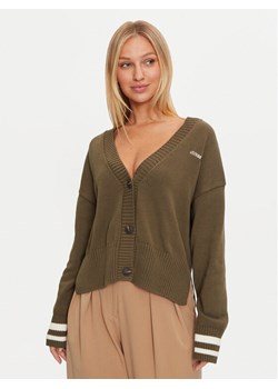 Guess Jeans Kardigan W4BR81 Z3HM1 Khaki Regular Fit ze sklepu MODIVO w kategorii Swetry damskie - zdjęcie 182750098
