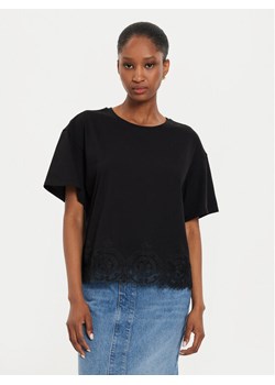 TWINSET T-Shirt 242TP2510 Czarny Loose Fit ze sklepu MODIVO w kategorii Bluzki damskie - zdjęcie 182750125