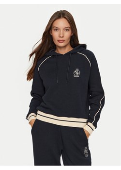 Guess Bluza V4BQ05 KCHU1 Granatowy Regular Fit ze sklepu MODIVO w kategorii Bluzy damskie - zdjęcie 182750186
