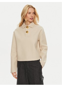 AMI PARIS Sweter FPL318.750 Beżowy Regular Fit ze sklepu MODIVO w kategorii Swetry damskie - zdjęcie 182750227