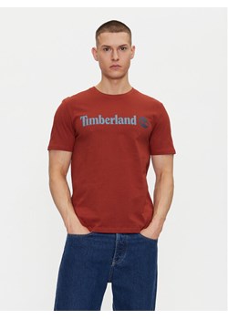 Timberland T-Shirt TB0A5UPQ Czerwony Regular Fit ze sklepu MODIVO w kategorii T-shirty męskie - zdjęcie 182750335