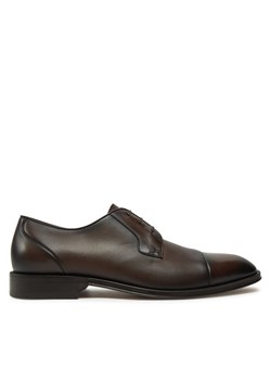 BOSS Półbuty Derrek 50535909 Brązowy ze sklepu MODIVO w kategorii Buty eleganckie męskie - zdjęcie 182750448