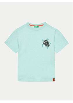 United Colors Of Benetton T-Shirt 3BR4G10EL Niebieski Regular Fit ze sklepu MODIVO w kategorii T-shirty chłopięce - zdjęcie 182750508