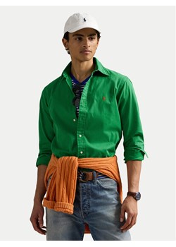 Polo Ralph Lauren Koszula 710937993013 Zielony Custom Fit ze sklepu MODIVO w kategorii Koszule męskie - zdjęcie 182750516