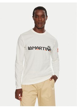 La Martina Longsleeve ZMR008 JS206 Biały Regular Fit ze sklepu MODIVO w kategorii T-shirty męskie - zdjęcie 182750546