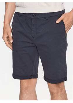 Lindbergh Szorty materiałowe 30-505044 Niebieski Slim Fit ze sklepu MODIVO w kategorii Spodenki męskie - zdjęcie 182750565