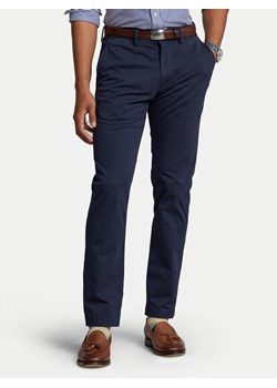 Polo Ralph Lauren Chinosy 710778778002 Granatowy Slim Fit ze sklepu MODIVO w kategorii Spodnie męskie - zdjęcie 182750576