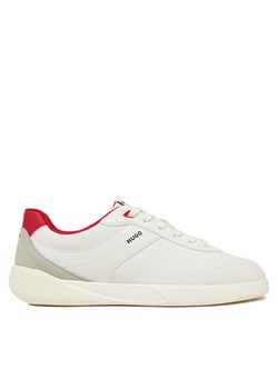 HUGO Sneakersy Riven 50536302 Biały ze sklepu MODIVO w kategorii Buty sportowe męskie - zdjęcie 182750607