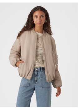 Vero Moda Kurtka bomber Barcelona 10300839 Beżowy Regular Fit ze sklepu MODIVO w kategorii Kurtki damskie - zdjęcie 182750629
