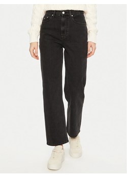 Tommy Jeans Jeansy Layla DW0DW19577 Czarny Straight Fit ze sklepu MODIVO w kategorii Jeansy damskie - zdjęcie 182750646