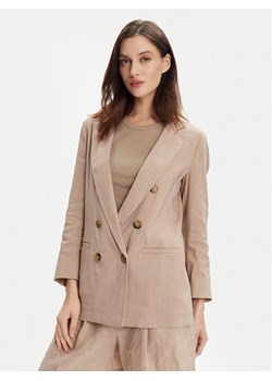 Marella Marynarka Alba 2413041065 Beżowy Regular Fit ze sklepu MODIVO w kategorii Marynarki damskie - zdjęcie 182750697