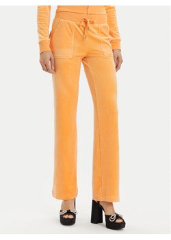 Juicy Couture Spodnie dresowe Del Ray JCAP180 Pomarańczowy Regular Fit ze sklepu MODIVO w kategorii Spodnie damskie - zdjęcie 182750727
