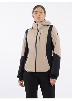 4F Kurtka narciarska 4FAW23TTJAF340 Brązowy Slim Fit ze sklepu MODIVO w kategorii Kurtki damskie - zdjęcie 182750855